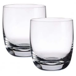 Villeroy & Boch Scotch Whiskey Blended Scotch 12 oz. Tumbler No.2 (2-Pack) - Elegant Whiskey Glasses for Cocktails