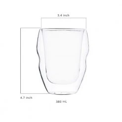 MasterPRO Set of 2 Whiskey Glasses - 12.85 oz | Premium Cocktail Glasses for Scotch, Bourbon & Whiskey Enthusiasts -Drinkware Shop clear whiskey glasses mpus60302 1f 1000