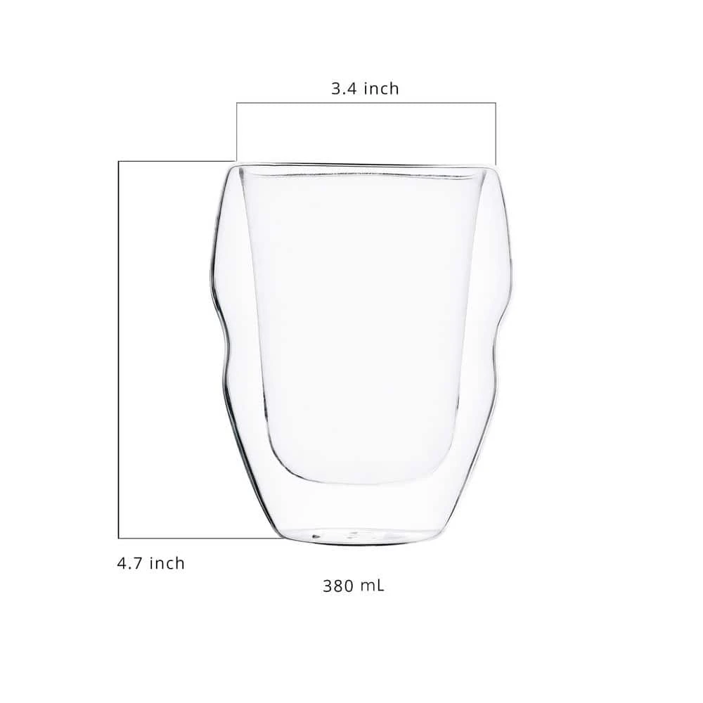 MasterPRO Set of 2 Whiskey Glasses - 12.85 oz | Premium Cocktail Glasses for Scotch, Bourbon & Whiskey Enthusiasts 5 MasterPRO Set of 2 Whiskey Glasses - 12.85 oz | Premium Cocktail Glasses for Scotch, Bourbon & Whiskey Enthusiasts - Image 5