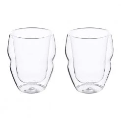 MasterPRO Set of 2 Whiskey Glasses - 12.85 oz | Premium Cocktail Glasses for Scotch, Bourbon & Whiskey Enthusiasts