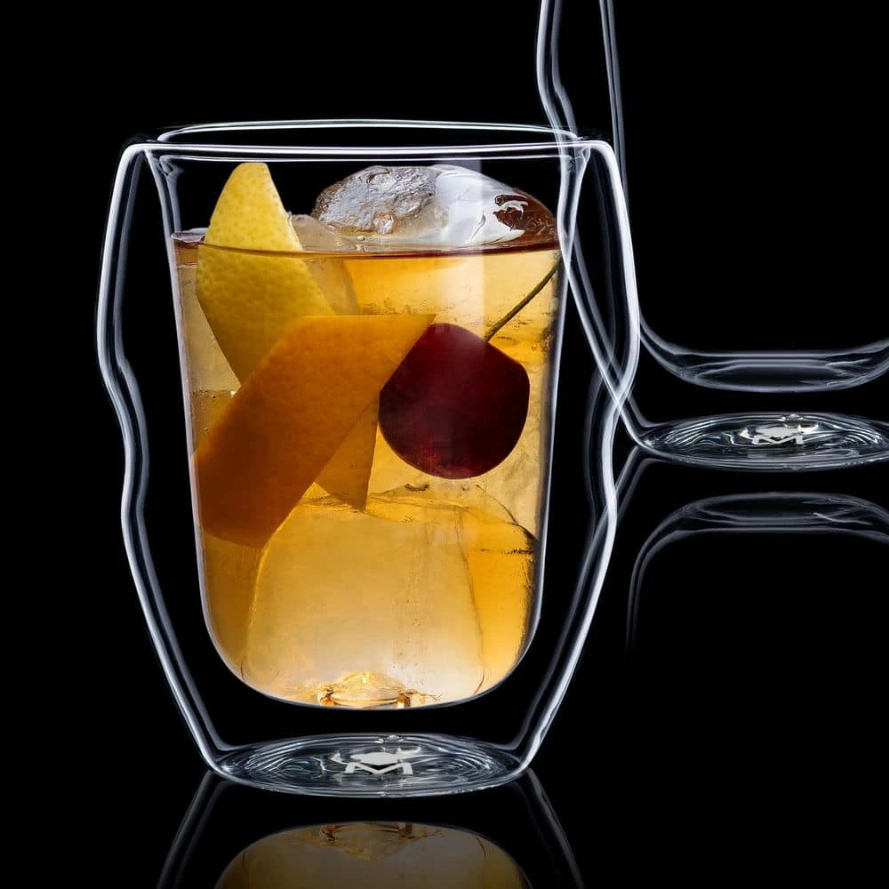 MasterPRO Set of 2 Whiskey Glasses - 12.85 oz | Premium Cocktail Glasses for Scotch, Bourbon & Whiskey Enthusiasts 8 MasterPRO Set of 2 Whiskey Glasses - 12.85 oz | Premium Cocktail Glasses for Scotch, Bourbon & Whiskey Enthusiasts - Image 8