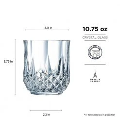 Unbranded 4-Piece Longchamp OTR Set - Premium Cocktail & Whiskey Glasses -Drinkware Shop clear whiskey glasses p1660 1f 1000