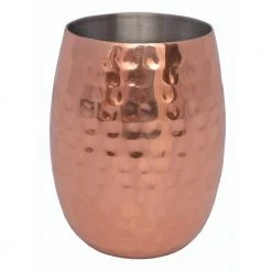 16 oz. Double Wall Hammered Copper Tumbler (4-Pack) - Insulated, Durable, & Stylish -Drinkware Shop copper drinking glasses sets ds 36186 c 4f 1000