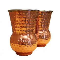 Hammered Copper Whiskey Tumblers (Set of 2) - Elegant Bourbon Glasses by Epicureanist -Drinkware Shop copper epicureanist whiskey glasses ep tmbl01 1f 1000