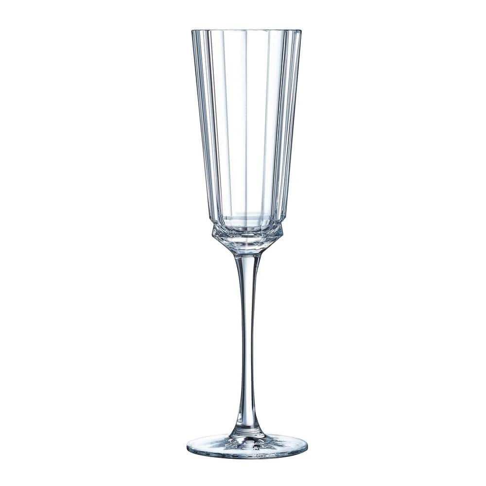 Cristal D'Arques Macassar 5.75 oz. Champagne Flute Set of 4 | Elegant Wine Glasses for Celebrations 2 Cristal D'Arques Macassar 5.75 oz. Champagne Flute Set of 4 | Elegant Wine Glasses for Celebrations - Image 2