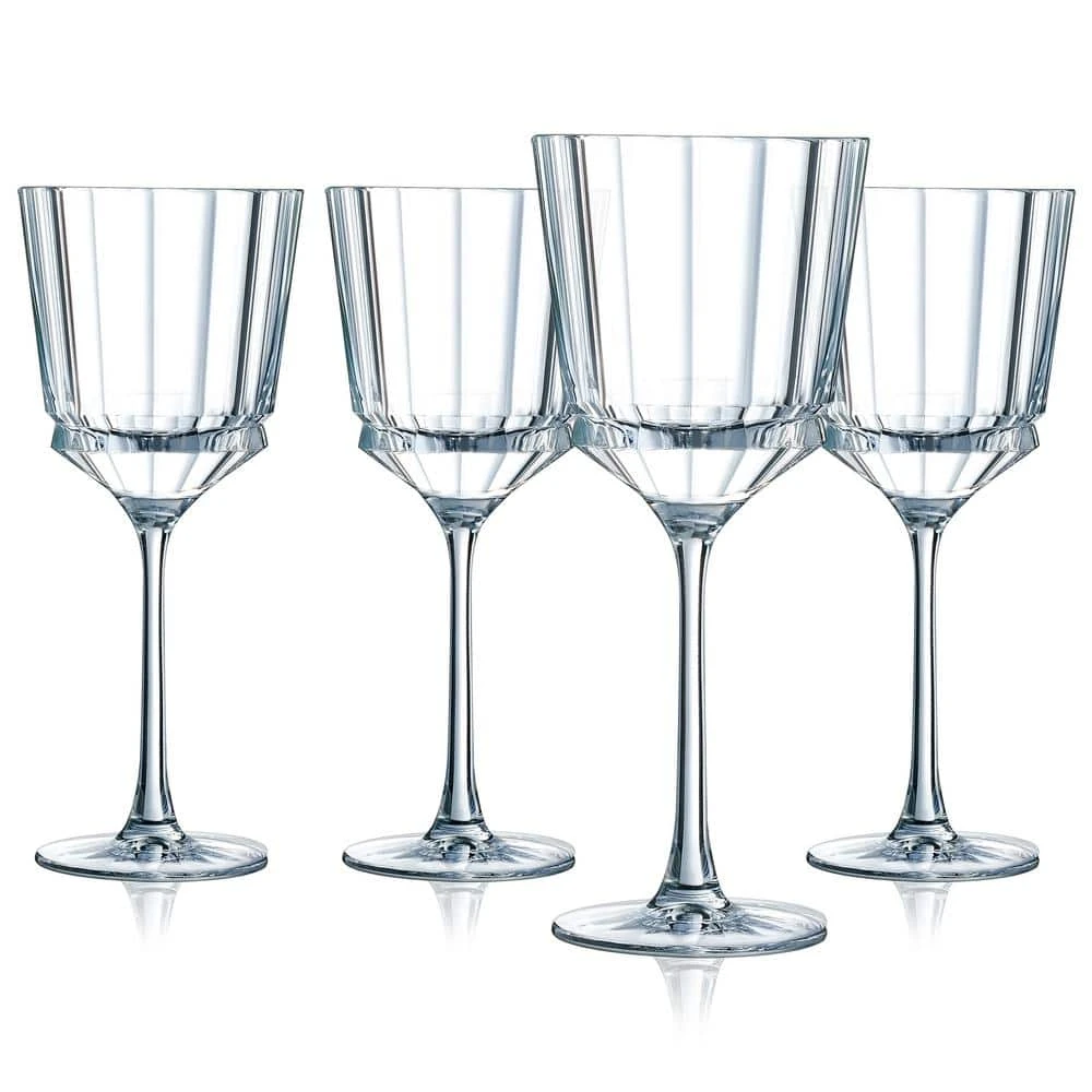 Cristal D'Arques Macassar 11.75 oz. White Wine Glass Set of 4 – Elegant Crystal Stemware for Wine Lovers 1 Cristal D'Arques Macassar 11.75 oz. White Wine Glass Set of 4 – Elegant Crystal Stemware for Wine Lovers