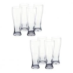 Dahua Home Decorators Collection 25.5 oz. Weizen Beer Glasses, Set of 8 | Premium Pint Glasses for Beer Enthusiasts -Drinkware Shop dahua pint glasses dha04263 a0 1000