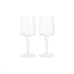 Denby Natural Canvas 11.84 oz. Clear Red Wine Glasses (Set of 2) | Elegant & Durable