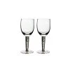 Denby Jet 13.52 oz. Red Wine Glasses (Set of 2) - Elegant & Durable Crystal Wine Glasses for Red Wine Enthusiasts