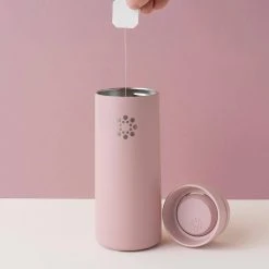 LIFEFACTORY 16 oz. Insulated Desert Rose Stainless Steel Tumbler - Keep Hot & Cold Drinks Perfectly Temperatured -Drinkware Shop desert rose drinking glasses sets ls324mdr4 1f 1000