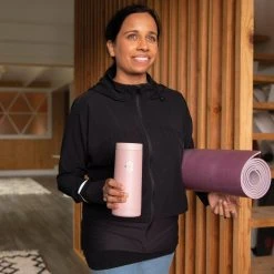 LIFEFACTORY 16 oz. Insulated Desert Rose Stainless Steel Tumbler - Keep Hot & Cold Drinks Perfectly Temperatured -Drinkware Shop desert rose drinking glasses sets ls324mdr4 fa 1000