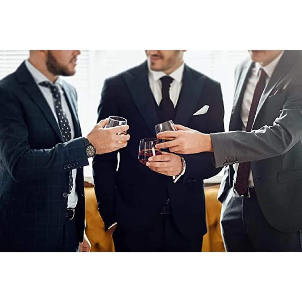 6-Piece Italian Crafted Glass Decanter and Whisky Glasses Set by J&V TEXTILES - Elegant Drinking Glasses & Sets 7 6-Piece Italian Crafted Glass Decanter and Whisky Glasses Set by J&V TEXTILES - Elegant Drinking Glasses & Sets - Image 7