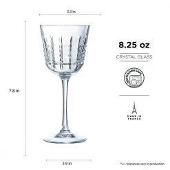 Cristal D'Arques Rendez-Vous 4-Piece 8.25 oz. Elegant Stem Set - Premium Drinking Glasses 7 Cristal D'Arques Rendez-Vous 4-Piece 8.25 oz. Elegant Stem Set - Premium Drinking Glasses -Drinkware Shop drinking glasses sets p0393 4f 1000