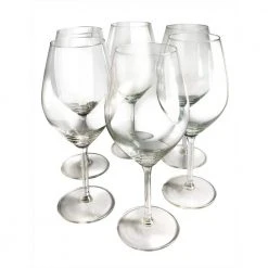 Epicureanist Illuminati White Wine Glasses - Elegant Set of 6