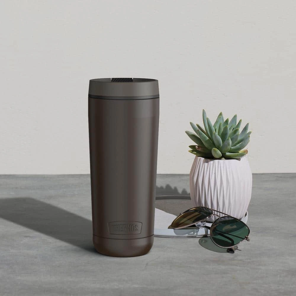 Thermos Guardian 18 oz. Vacuum-Insulated Stainless Steel Tumbler - Espresso Black 7 Thermos Guardian 18 oz. Vacuum-Insulated Stainless Steel Tumbler - Espresso Black - Image 7
