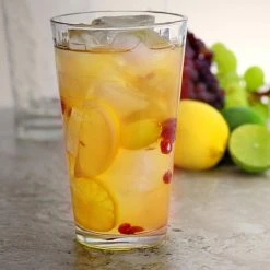 Great Foundations 16 oz. Glass Tumblers (4-Pack) by GIBSON HOME - Durable & Stylish Drinking Glasses -Drinkware Shop gibson home drinking glasses sets 985100629m 1f 1000