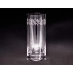 16 oz. Glass Tumblers with Etched Frosted Design, Set of 4 by Alchemade - Elegant Drinking Glasses for Any Occasion -Drinkware Shop glass alchemade drinking glasses sets alch 3501 c3 1000