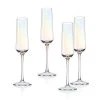 Monterey 6 oz. Crystal Champagne Flutes (Set of 4) – Elegant Wine Glasses by Godinger