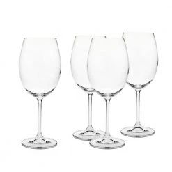 Godinger Meridian 20 oz. Red Wine Goblet Set of 4 - Elegant Wine Glasses for Every Occasion