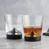 Godinger Stone Cold Black Marble Double Old-Fashioned Glasses - Set of 2