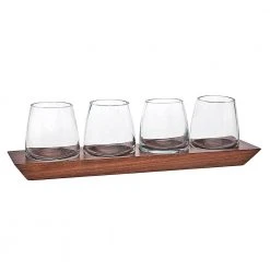 Godinger DOF'S Magnus Cocktail Glasses Set of 4 - Elegant Shot Glasses for Any Occasion