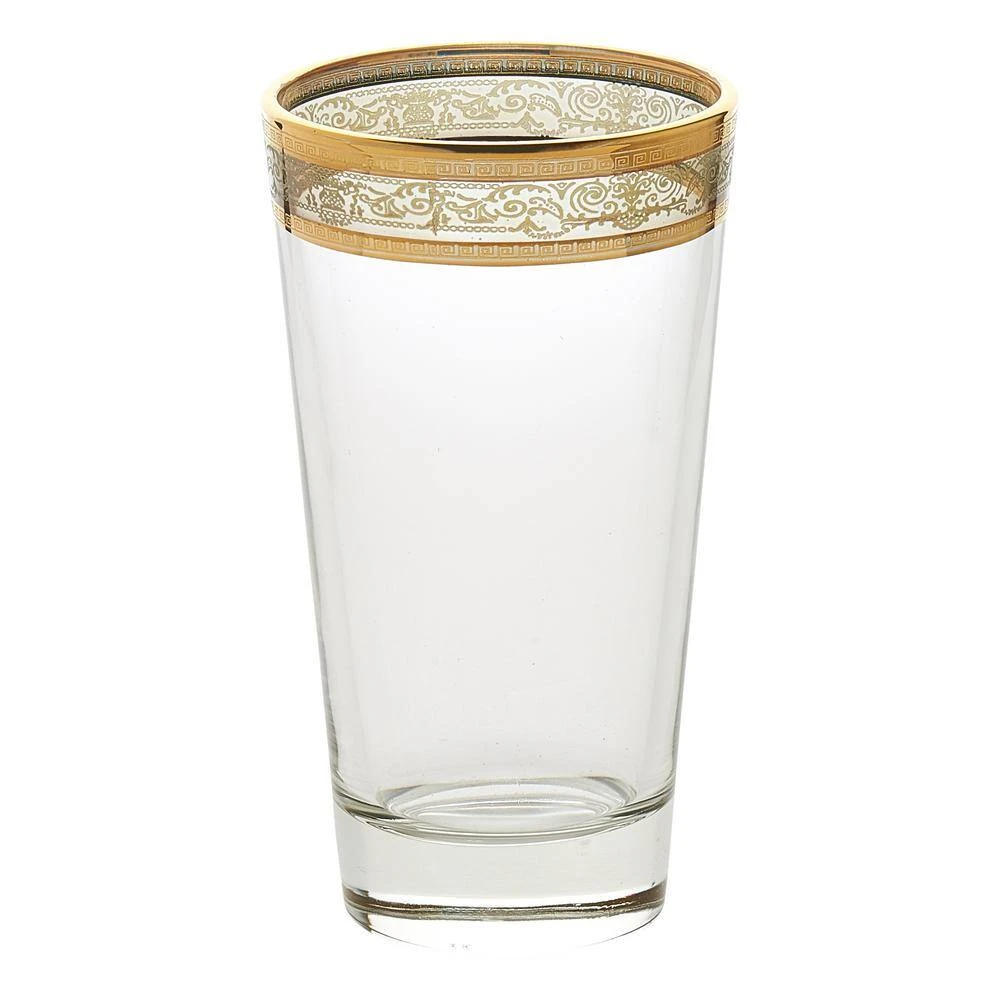 Melania Multicolor 10 oz. High Ball Tumbler (Set of 6) - Vibrant Cocktail Glasses by Lorren Home Trends 4 Melania Multicolor 10 oz. High Ball Tumbler (Set of 6) - Vibrant Cocktail Glasses by Lorren Home Trends - Image 4