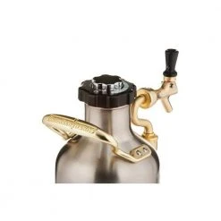 UKeg 64 oz. Stainless Steel Pressurized Growler - Keep Beer Fresh & Carbonated | GrowlerWerks -Drinkware Shop growlerwerks beer growlers gwa1001 st nb 00 4f 1000