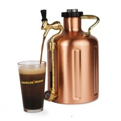 GrowlerWerks UKeg 128 oz. Copper Plated Pressurized Growler - Premium Beer Dispenser with Tap & CO2 Charger 9 GrowlerWerks UKeg 128 oz. Copper Plated Pressurized Growler - Premium Beer Dispenser with Tap & CO2 Charger -Drinkware Shop growlerwerks beer growlers gwa1002 cu nb 00 44 1000