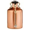 GrowlerWerks UKeg 128 oz. Copper Plated Pressurized Growler - Premium Beer Dispenser with Tap & CO2 Charger