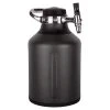 UKeg Go 128 oz. Tungsten Gray Pressurized Growler (128 Go/TS) - Premium Beer Dispenser by GrowlerWerks