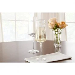 Genoa Lead-Free Crystal Wine Glasses Set of 12 - 26.5 oz Red Wine, 15.5 oz White Wine, 12 oz Champagne -Drinkware Shop home decorators collection champagne glasses 27396020006 a0 1000