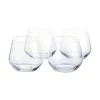 Genoa 18.5 oz. Lead-Free Crystal Stemless Wine Glasses (Set of 4) - Elegant & Durable