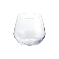Genoa 18.5 oz. Lead-Free Crystal Stemless Wine Glasses (Set of 8) – Elegant & Durable