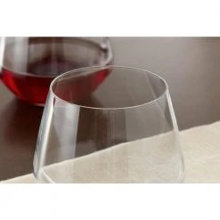 Genoa 18.5 oz. Lead-Free Crystal Stemless Wine Glasses (Set of 8) – Elegant & Durable -Drinkware Shop home decorators collection stemless wine glasses 27391020006 77 1000