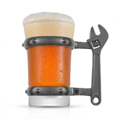 JoyJolt Tools Collection 17 oz Adjustable Wrench Handle Beer Mug - Durable & Stylish -Drinkware Shop joyjolt beer mugs jbm10151 4f 1000