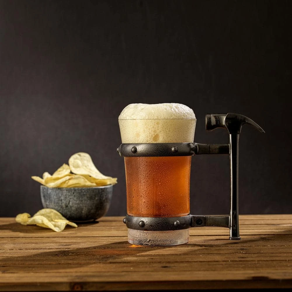 JoyJolt Tools Collection 17 oz. Hammer Handle Single Beer Mug - Unique Design, Perfect for Beer Enthusiasts 3 JoyJolt Tools Collection 17 oz. Hammer Handle Single Beer Mug - Unique Design, Perfect for Beer Enthusiasts - Image 3
