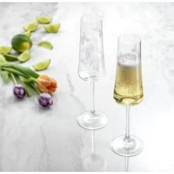 Meadow Butterfly 10 oz. Crystal Stemmed Champagne Flute Glass Set (Set of 2) - Elegant & Durable 13 Meadow Butterfly 10 oz. Crystal Stemmed Champagne Flute Glass Set (Set of 2) - Elegant & Durable -Drinkware Shop joyjolt champagne glasses jme10163 76 1000