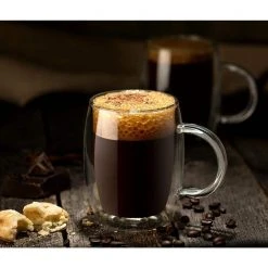 JoyJolt Aroma 13.5 oz Double Wall Insulated Glasses - Set of 4 -Drinkware Shop joyjolt drinking glasses sets mg20207 4f 1000