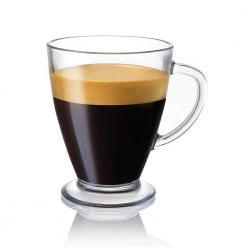 JoyJolt Declan 16 oz. Glass Coffee Mugs with Handle - Set of 12 - Durable, Elegant Drinking Glasses -Drinkware Shop joyjolt drinking glasses sets mg20242 44 1000