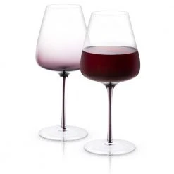 JoyJolt Black Swan Red Wine Glasses Set of 2 - Elegant 26.8 oz Stemware for Wine Enthusiasts -Drinkware Shop joyjolt red wine glasses jb10310 fa 1000