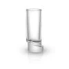 JoyJolt Aqua Vitae 1.7 oz. Off Base Round Shot Glasses (Set of 4) - Elegant Cocktail & Whiskey Glasses