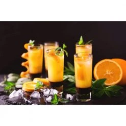 JoyJolt Hue 2 oz. Shot Glasses - Set of 6 - Vibrant Cocktail & Liquor Glasses -Drinkware Shop joyjolt shot glasses jg10211 31 1000