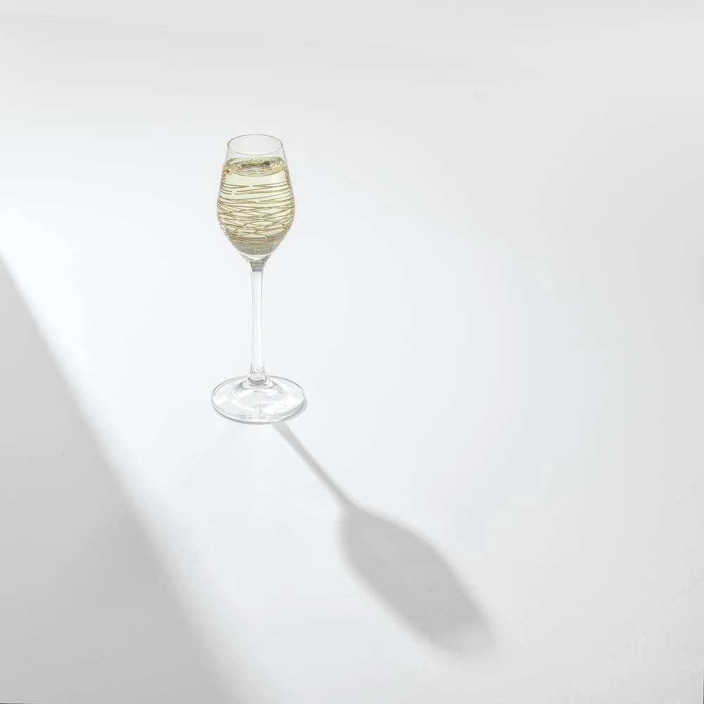 JoyJolt Golden Royale 2 oz. European Crystal Stemmed Shot Cordial Glasses (Set of 4) 5 JoyJolt Golden Royale 2 oz. European Crystal Stemmed Shot Cordial Glasses (Set of 4) - Image 5