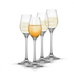 JoyJolt Golden Royale 2 oz. European Crystal Stemmed Shot Cordial Glasses (Set of 4) 8 JoyJolt Golden Royale 2 oz. European Crystal Stemmed Shot Cordial Glasses (Set of 4) -Drinkware Shop joyjolt shot glasses jgo10173 4f 1000