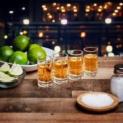 JoyJolt Revere Triangle 2 oz. Shot Glasses - Set of 8, Premium Cocktail & Liquor Glasses -Drinkware Shop joyjolt shot glasses mg20240 31 1000