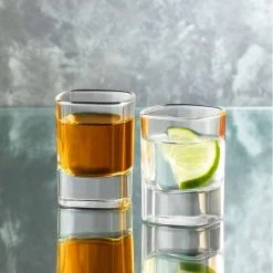 JoyJolt City 2 oz. Shot Glasses (Set of 12) - Stylish & Durable Cocktail Glasses -Drinkware Shop joyjolt shot glasses mg20605 31 1000