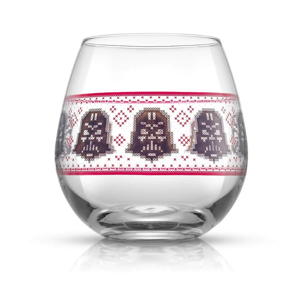 Star Wars Ugly Sweater Collection 15 oz. Stemless Drinking Glass (Set of 4) 5 Star Wars Ugly Sweater Collection 15 oz. Stemless Drinking Glass (Set of 4) - Image 5