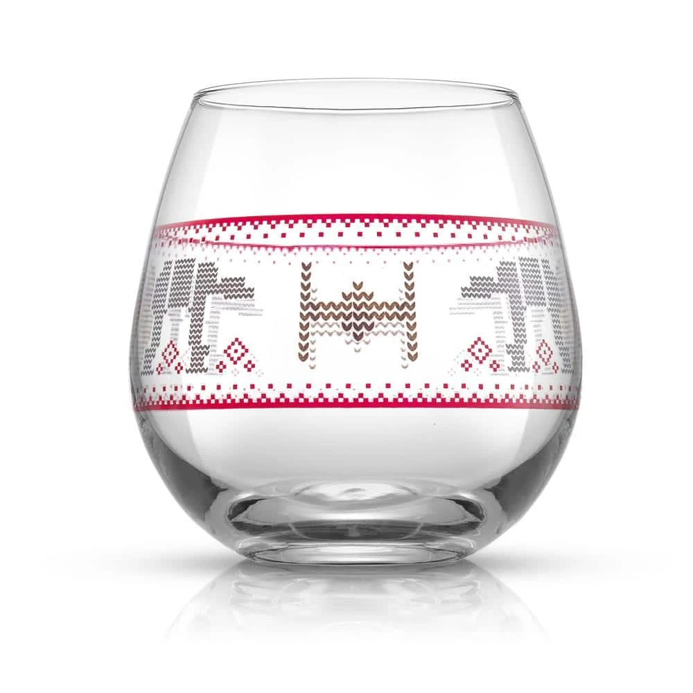 Star Wars Ugly Sweater Collection 15 oz. Stemless Drinking Glass (Set of 4) 4 Star Wars Ugly Sweater Collection 15 oz. Stemless Drinking Glass (Set of 4) - Image 4