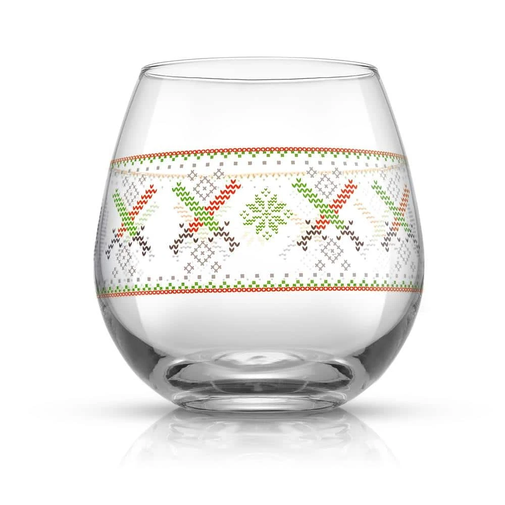Star Wars Ugly Sweater Collection 15 oz. Stemless Drinking Glass (Set of 4) 6 Star Wars Ugly Sweater Collection 15 oz. Stemless Drinking Glass (Set of 4) - Image 6