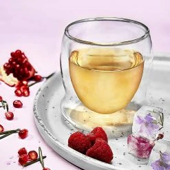 JoyJolt Cosmo 10 oz. Clear Borosilicate Glass Double Wall Stemless Wine Glasses (Set of 4) - Elegant Design, Durable & Perfect for Any Occasion -Drinkware Shop joyjolt stemless wine glasses mcsd20262 c3 1000